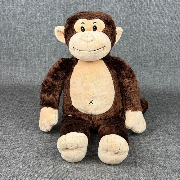 Build a Bear Monkey Plush Brown Stuffed Animal Toy Collectible Gift Cute - Picture 1 of 9